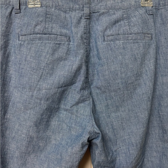 Chambray Gap Girlfriend Khakis - Picture 2 of 6